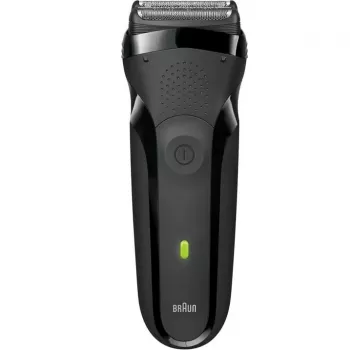Electric Foil Shaver BRAUN Series 3 300s — 2 SensoFoil, Rechargeable NiMH, Wet & Dry, Black