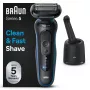 Braun Series 5 52-B7000cc Foil Shaver Trimmer Black Battery Lithium-Ion