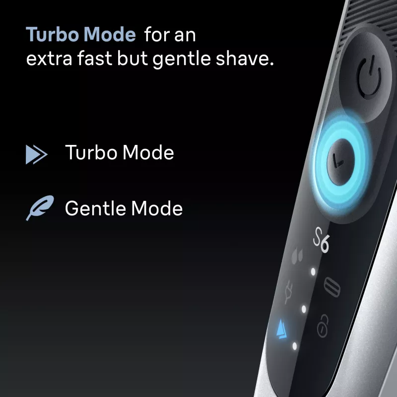 Electric shaver BRAUN Series 6 62-B1200S Wet & Dry with integrated beard trimmer