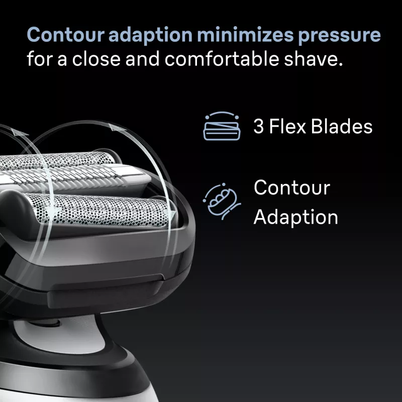 Electric shaver BRAUN Series 6 62-B1200S Wet & Dry with integrated beard trimmer