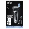 Foil shaver Braun Series 6 62-S7650cc Silver Lithium-Ion Battery