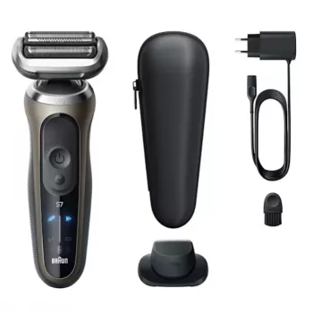 Braun Series 7 72-C1200s electric shaver - wet & dry, black/bronze, stainless steel