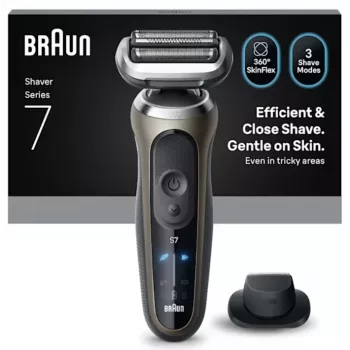 Braun Series 7 72-C1200s electric shaver - wet & dry, black/bronze, stainless steel