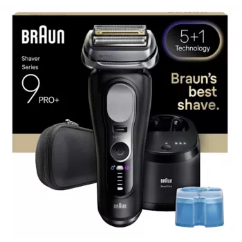 Foil shaver Braun Series 9 Pro+ 9660CC Black Silver Stainless Steel