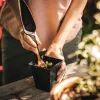 Garden trowel Fiskars F1057641 — hand trowel, black and brown