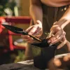 Garden trowel Fiskars F1057641 — hand trowel, black and brown