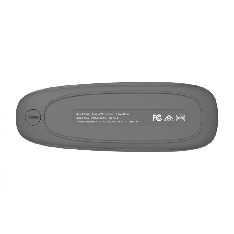 SSD enclosure ASUS COBBLE Gray M.2 PCI Express 90DD02R6-M09000