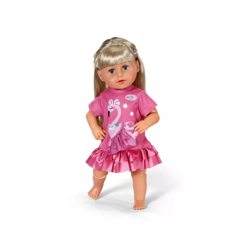 Doll dress Peterkin BABY born Flamingo for 43 cm dolls, foldable, age 3+