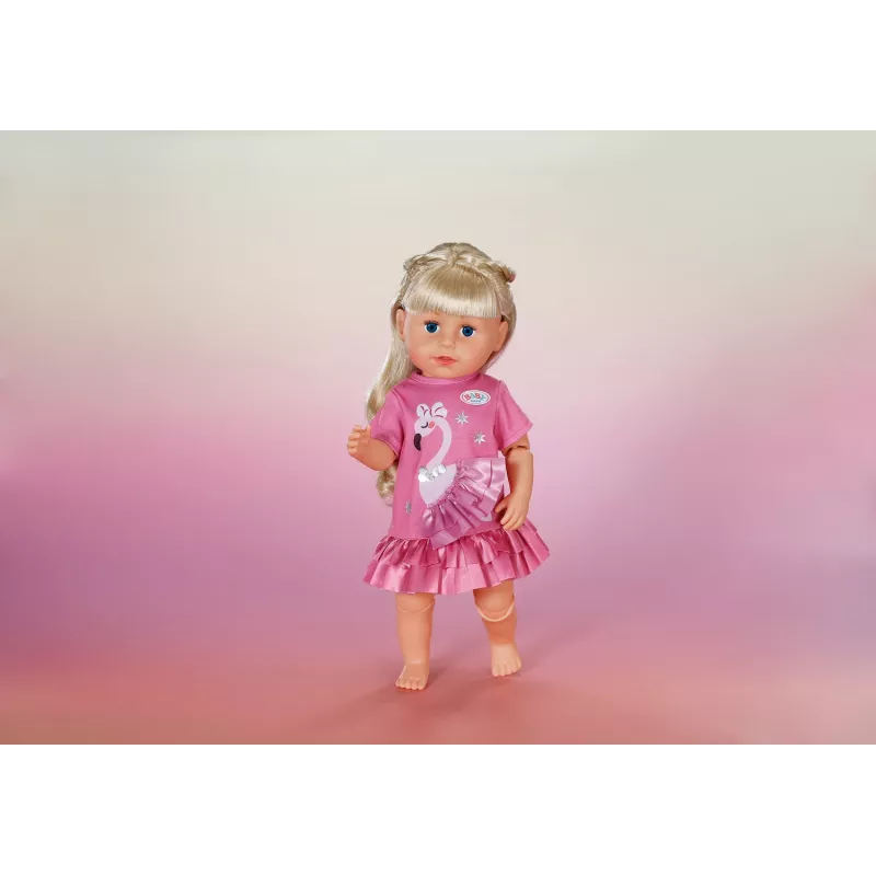 Doll dress Peterkin BABY born Flamingo for 43 cm dolls, foldable, age 3+