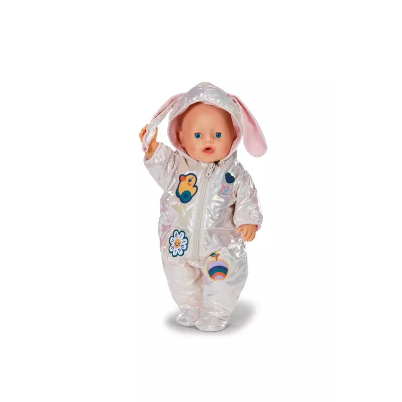 Doll playsuit Peterkin BABY born Winter Suit Cream for 43 cm dolls, foldable, for ages 3+