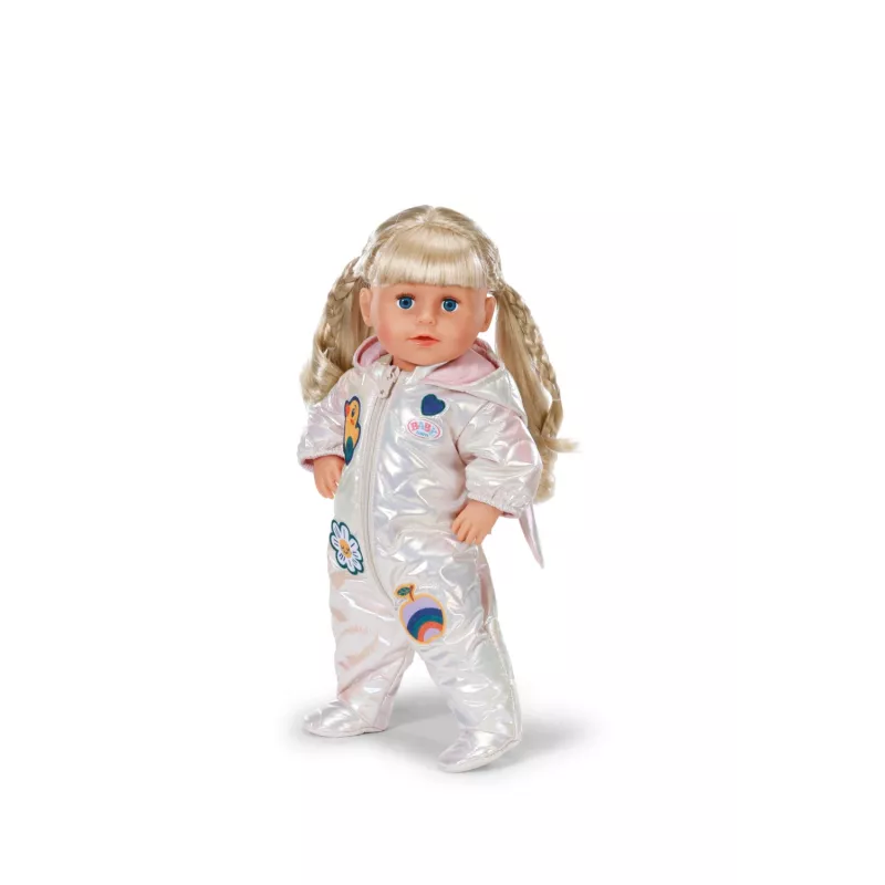 Doll playsuit Peterkin BABY born Winter Suit Cream for 43 cm dolls, foldable, for ages 3+