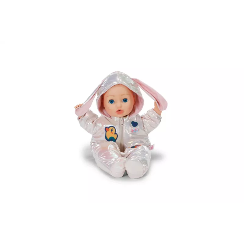 Doll playsuit Peterkin BABY born Winter Suit Cream for 43 cm dolls, foldable, for ages 3+