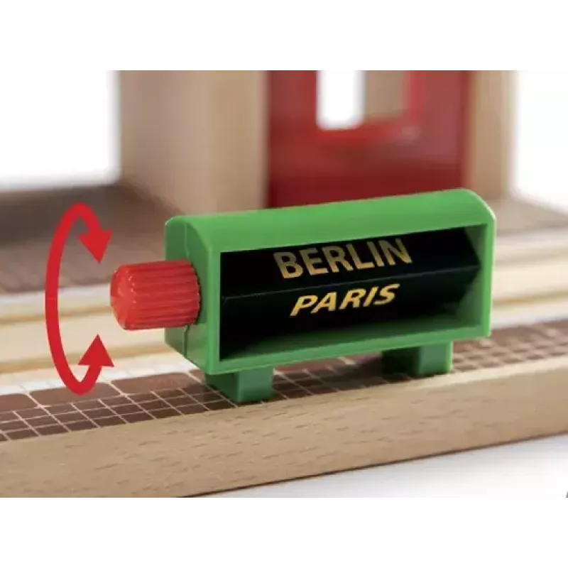 Model Railway Record & Play Station by Ravensburger – BRIO, 3 pieces, AA battery, black/green/red