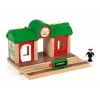Model Railway Record & Play Station by Ravensburger – BRIO, 3 pieces, AA battery, black/green/red
