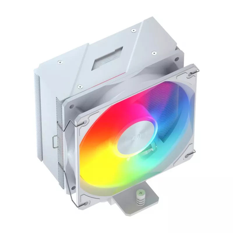 FSP NP5-WA Processor Cooler Air 120 mm White ARGB, Air cooler, 12 cm, 800 RPM, 1600 RPM, White