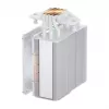 FSP NP5-WA Processor Cooler Air 120 mm White ARGB, Air cooler, 12 cm, 800 RPM, 1600 RPM, White