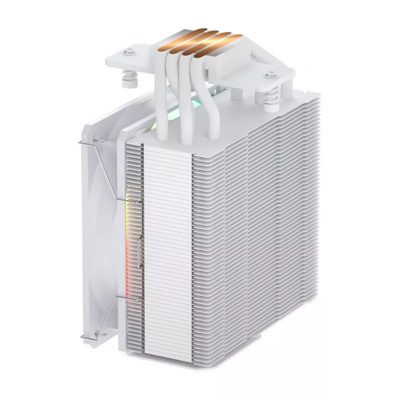 FSP NP5-WA Processor Cooler Air 120 mm White ARGB, Air cooler, 12 cm, 800 RPM, 1600 RPM, White