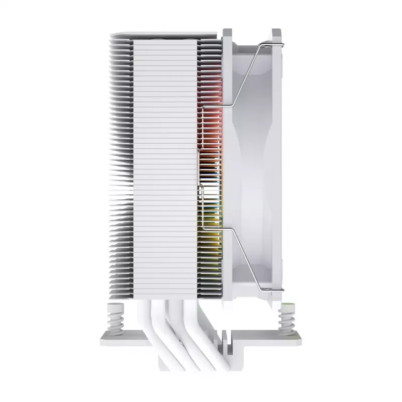 FSP NP5-WA Processor Cooler Air 120 mm White ARGB, Air cooler, 12 cm, 800 RPM, 1600 RPM, White