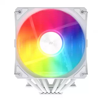 FSP MP7-WA Processor Cooler Air 125 mm White ARGB, Air cooler, 12 cm, 800 RPM, 1800 RPM, White