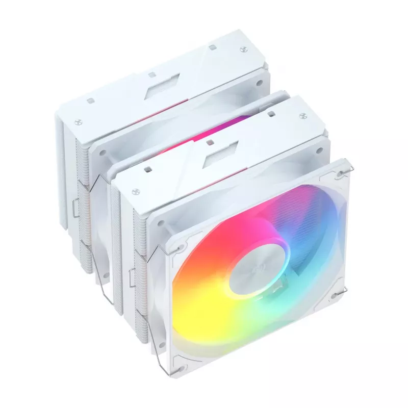 FSP MP7-WA Processor Cooler Air 125 mm White ARGB, Air cooler, 12 cm, 800 RPM, 1800 RPM, White