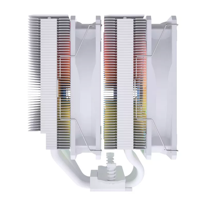 FSP MP7-WA Processor Cooler Air 125 mm White ARGB, Air cooler, 12 cm, 800 RPM, 1800 RPM, White
