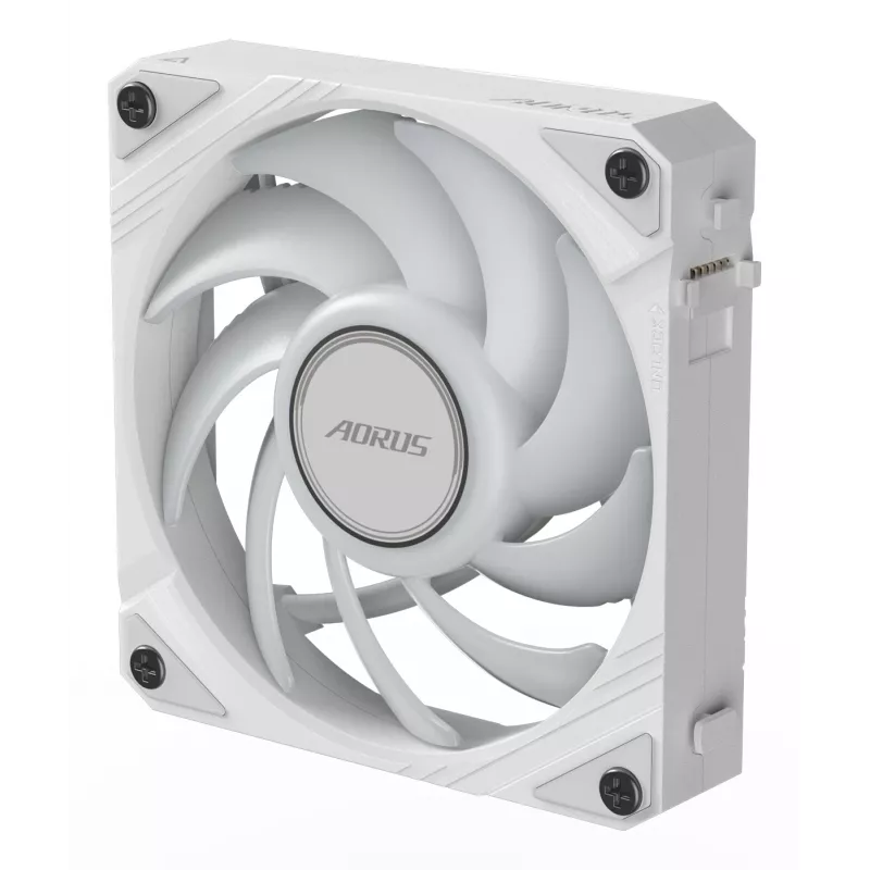 GIGABYTE AORUS EZ CHAIN FAN 120 ICE All-in-one liquid cooler 12 cm White