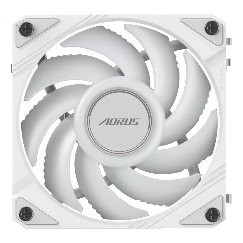 GIGABYTE AORUS EZ CHAIN FAN 120 ICE All-in-one liquid cooler 12 cm White