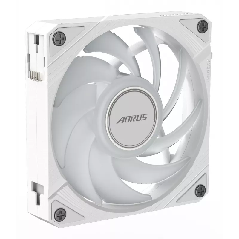 GIGABYTE AORUS EZ CHAIN FAN 120 ICE All-in-one liquid cooler 12 cm White