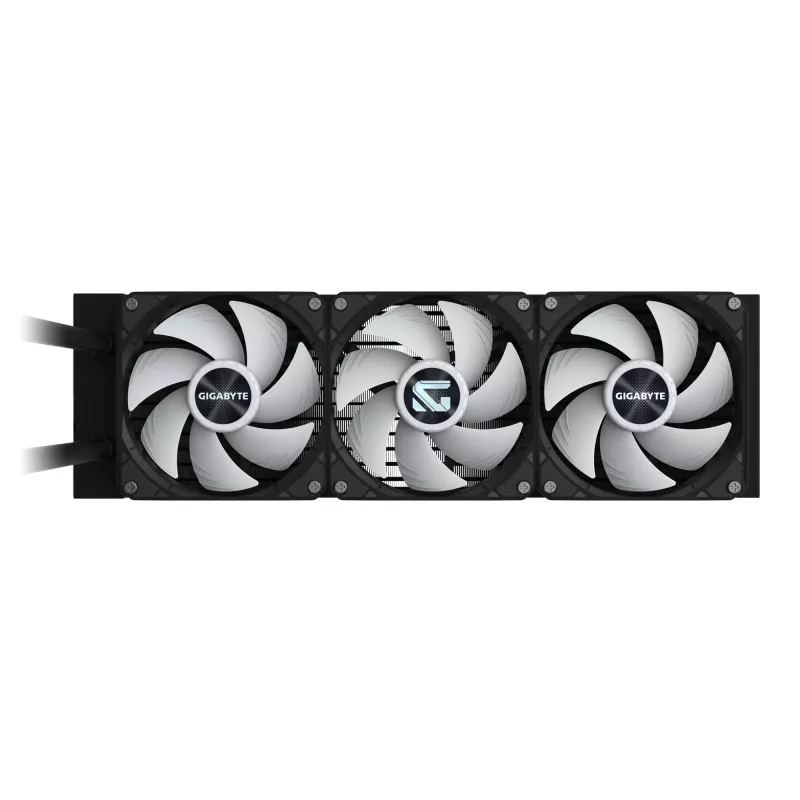 GIGABYTE GAMING 360 Liquid CPU Cooler- 3x120mm ARGB Fans, slide-in interlocking mechanism, DAISY-CHAIN, Intel LGA 1851 and AMD AM5 Compatible