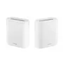 ASUS EBM68(2PK) – Expert WiFi Tri-band (2.4 GHz / 5 GHz / 5 GHz) Wi-Fi 6 (802.11ax) White 3 Internal