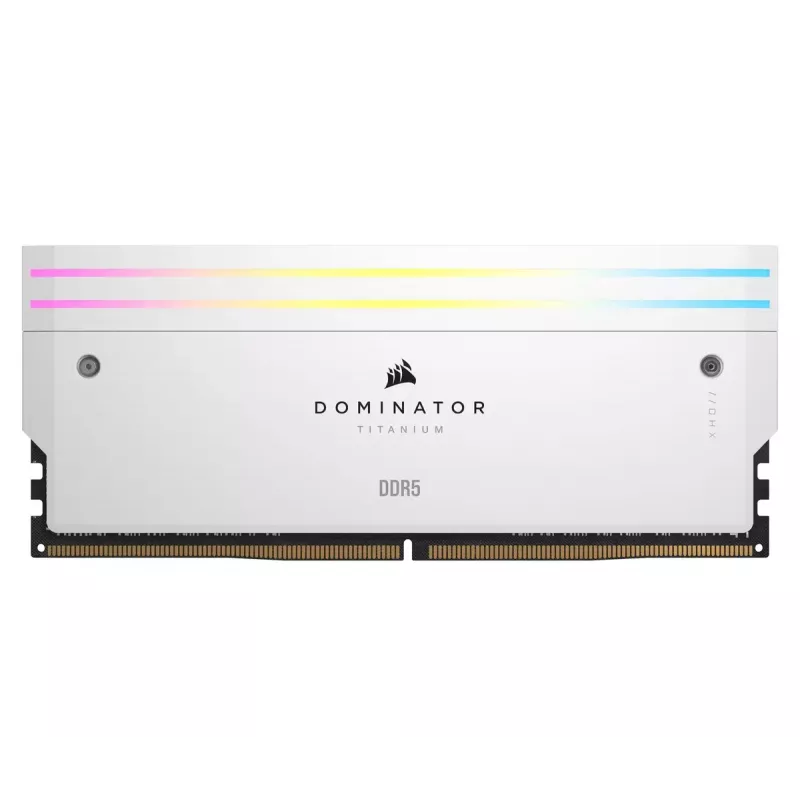 DIMM 64 GB DDR5-6000 (4x 16 GB) Quad-Kit, Arbeitsspeicher weiß, CMP64GX5M4B6000C36W, Dominator Titanium, INTEL XMP