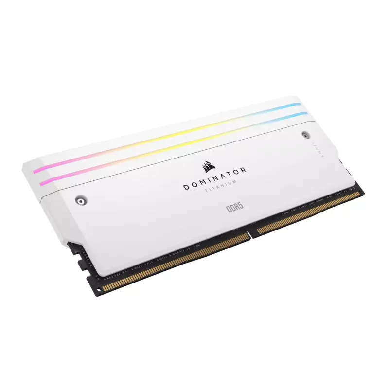 DIMM 64 GB DDR5-6000 (4x 16 GB) Quad-Kit, Arbeitsspeicher weiß, CMP64GX5M4B6000C36W, Dominator Titanium, INTEL XMP