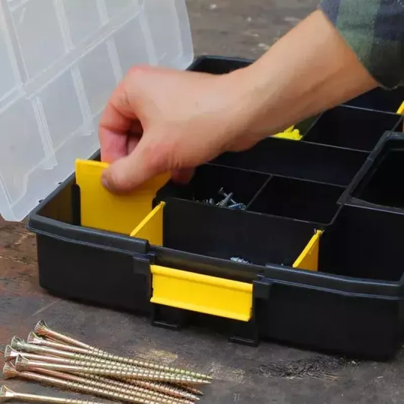 Small parts box Stanley Sortmaster Junior Blk/Yel