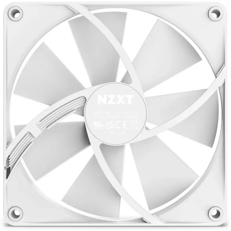 Fan NZXT F140P 14 cm White 500-1500 RPM Fluid Dynamic Bearing