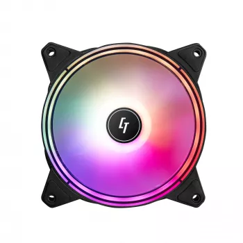 Chieftec NF-1225RGB computer cooling system Computer case Fan 12 cm Black 1 pc(s)
