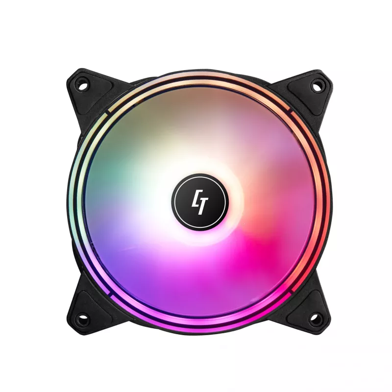Chieftec NF-1225RGB computer cooling system Computer case Fan 12 cm Black 1 pc(s)