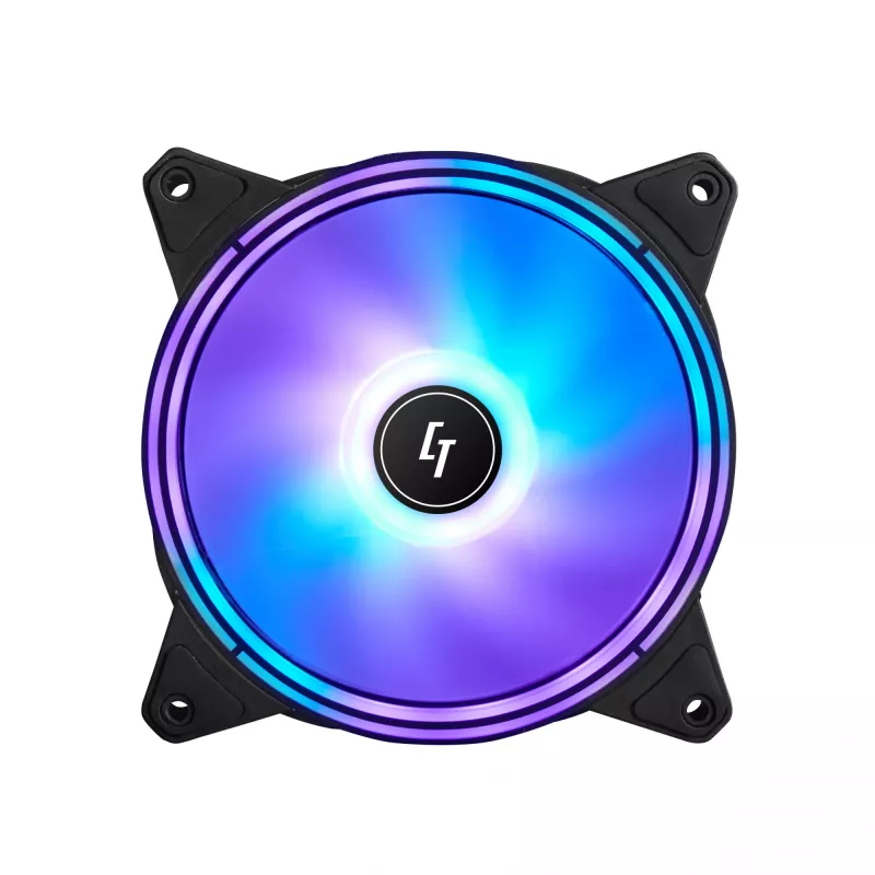Chieftec NF-1225RGB computer cooling system Computer case Fan 12 cm Black 1 pc(s)