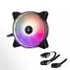 Chieftec NF-1225RGB computer cooling system Computer case Fan 12 cm Black 1 pc(s)