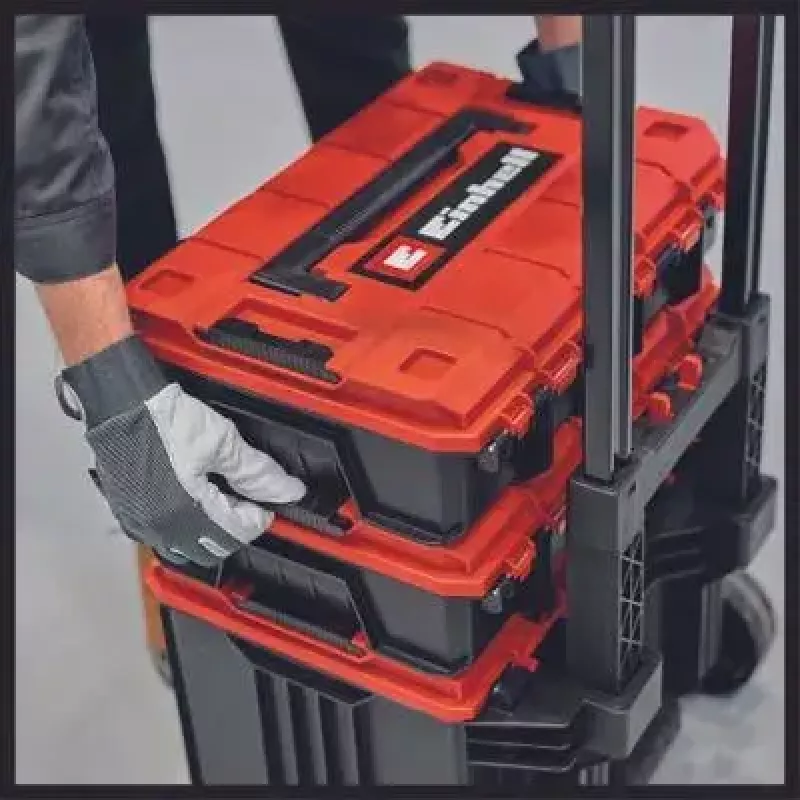 Tool box Einhell E-Case L Polypropylene Black Red 41.5x27.3x32 cm