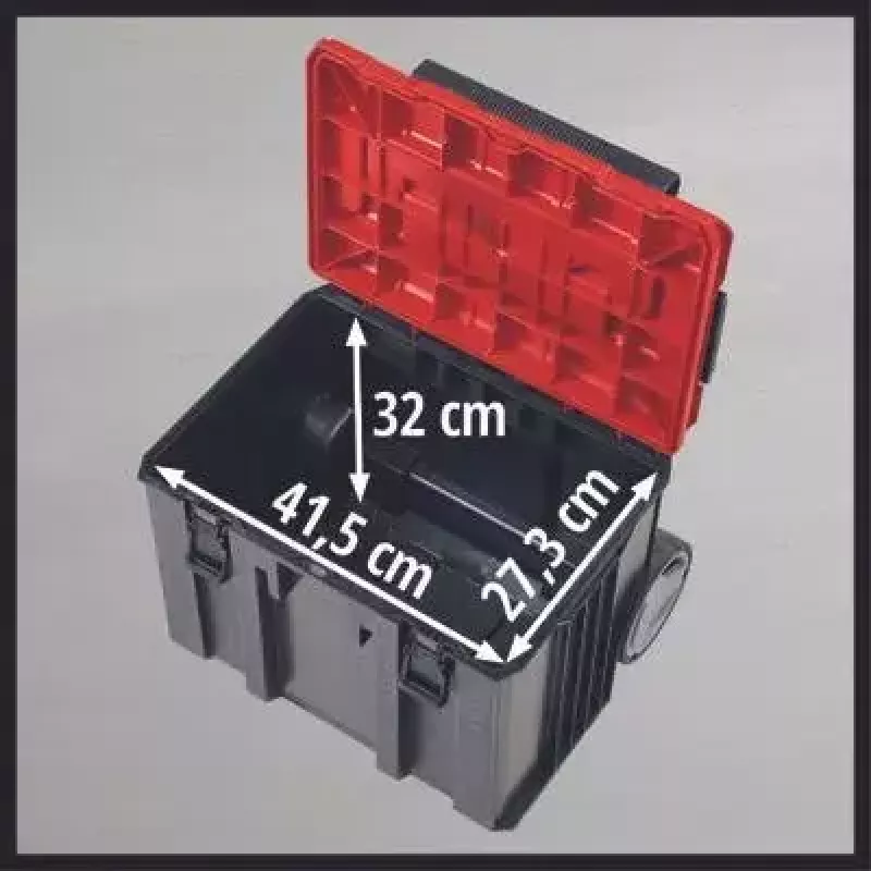 Tool box Einhell E-Case L Polypropylene Black Red 41.5x27.3x32 cm