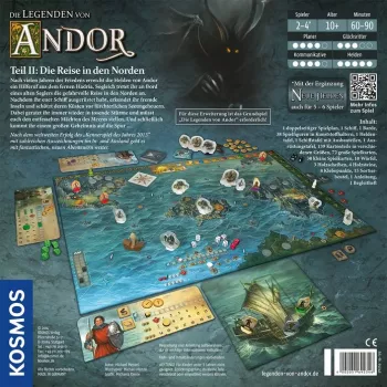 Kosmos 16354758 board/card game Legends of Andor 60 min Board game expansion Travel/adventure