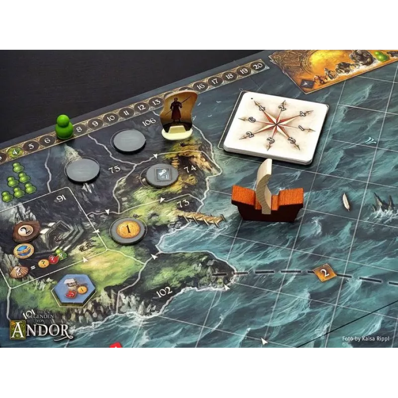 Kosmos 692346 Legends of Andor Part II: The Journey to the North Board Game Expansion, 2-4 Players, 90 min, 10+ years