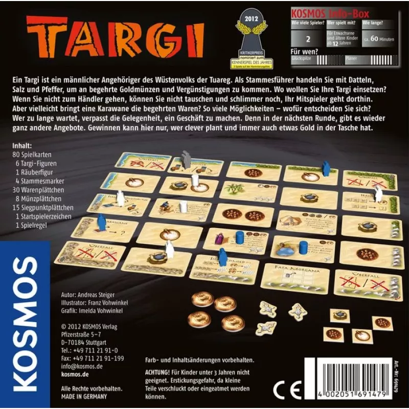 Kosmos TARGI Board game Economic simulation