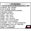 Brick Model Kit Cobi Armed Forces KTO Rosomak 2-in-1 (COBI-2629)