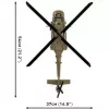 Construction set Cobi Sikorsky UH-60 Black Hawk 928 blocks, model COBl-5906