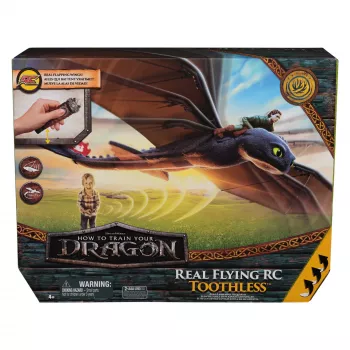 Remote Control Flying Dragon Toothless toy by Spin Master — How to Train Your Dragon, RC with remote control