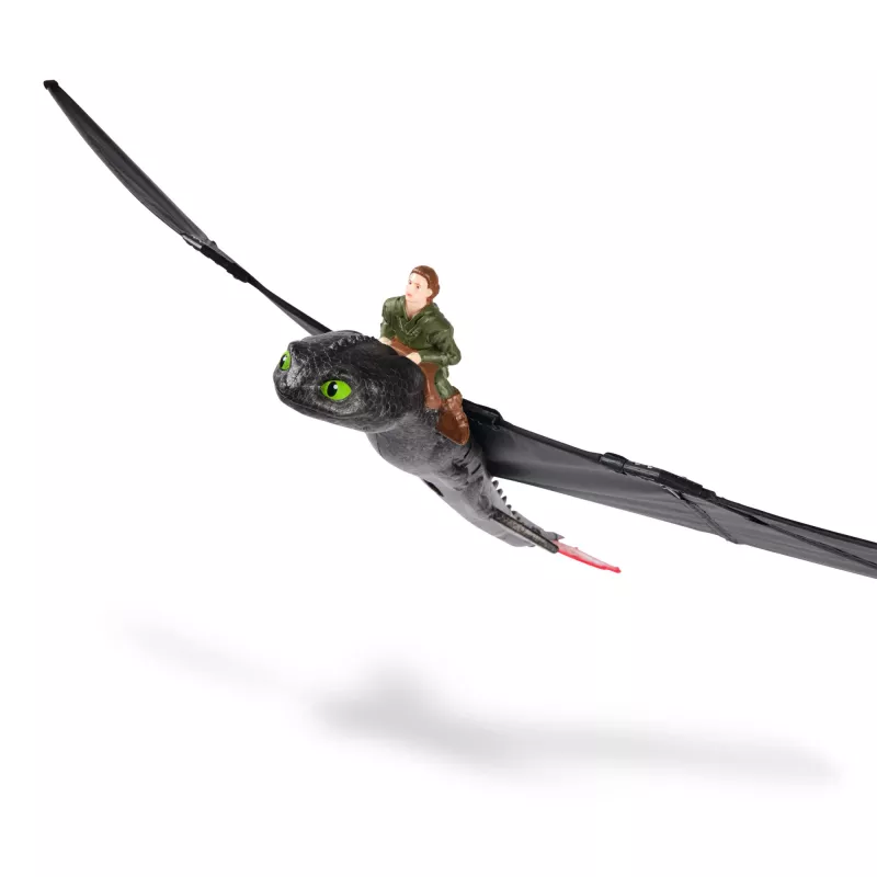 Remote Control Flying Dragon Toothless toy by Spin Master — How to Train Your Dragon, RC with remote control