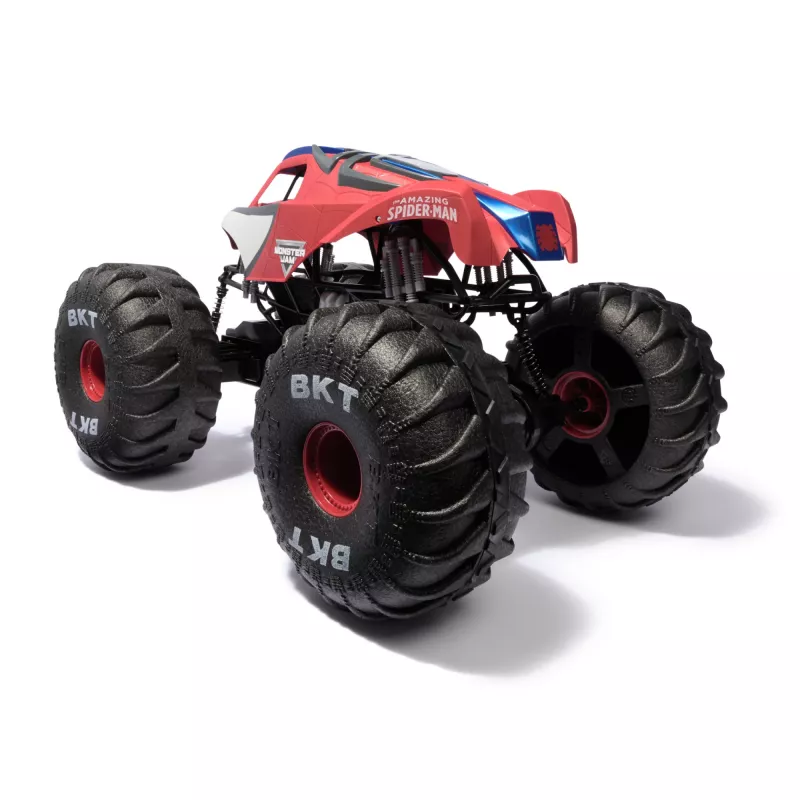 Monster Jam Marvel Mega Spider-Man RC Monster Truck, All-Terrain, Over 2 Feet Long, 1:6 Scale, Super Hero Kids Toys for Boys and Girls Ages 4 and Up