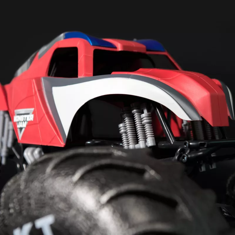 Monster Jam Marvel Mega Spider-Man RC Monster Truck, All-Terrain, Over 2 Feet Long, 1:6 Scale, Super Hero Kids Toys for Boys and Girls Ages 4 and Up