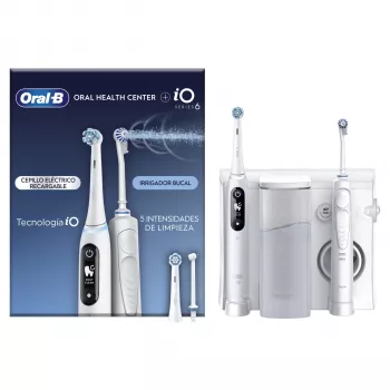 Rotating-oscillating toothbrush Oral-B iO6 White Adult Battery 2 brush heads